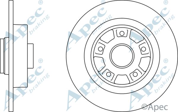 APEC BRAKING Bremžu diski DSK2378